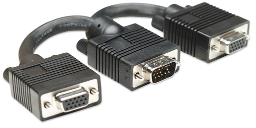 EAN 0766623304559 - Manhattan 304559 cable VGA 0,015 m VGA (D-Sub) 2 x VGA (D-Sub) Negro imagen 2