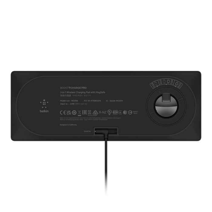 EAN 0745883826605 - Belkin BOOST↑CHARGE PRO Auriculares, Smartphone, Reloj inteligente Negro Cargador inalámbrico Carga rápid imagen 6