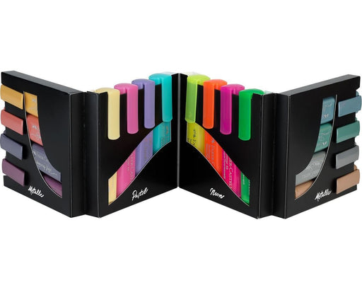 EAN 4005402546039 - Faber-Castell 254603 marcador 16 pieza(s) Punta de cincel Metálico, Multicolor, Pastel imagen 2