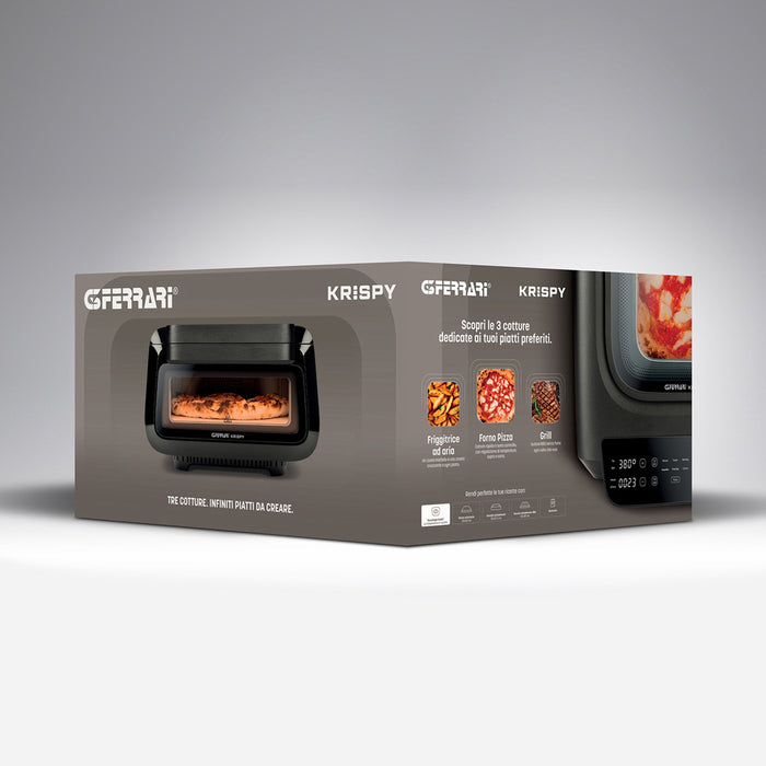 EAN 8055176405083 - G3 Ferrari G10225 fabricante de pizza y hornos 1 Pizza(s) 2100 W Negro imagen 6