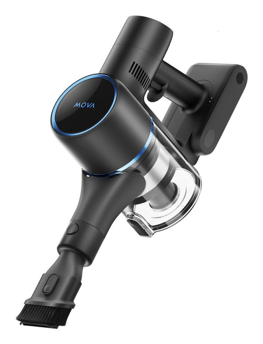 EAN 6977328062215 - MOVA S4 Aspiradora escoba 2 en 1 Batería Secar Sin bolsa 0,6 L 425 W Negro, Azul 2,5 Ah imagen 6