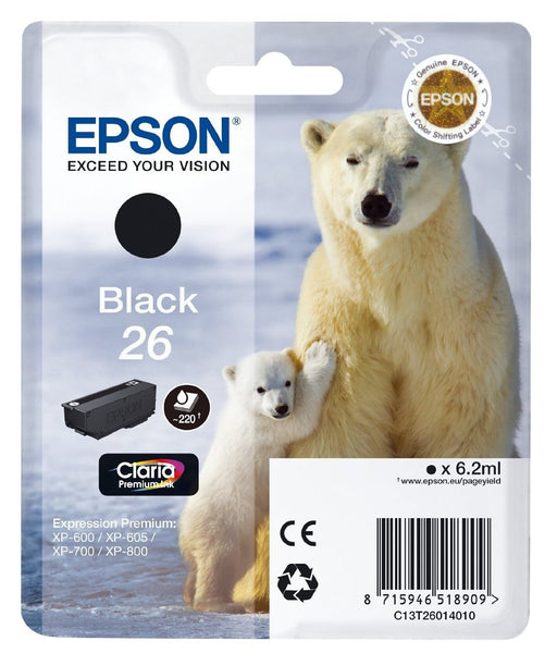 EAN 8715946518909 - Epson Polar bear C13T26014010 cartucho de tinta 1 pieza(s) Original imagen 1