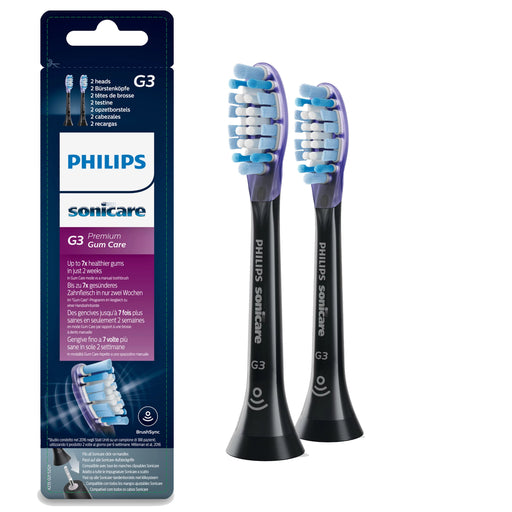 EAN 8710103805649 - Philips Sonicare HX9052/33 cepillo de cabello 2 pieza(s) Negro imagen 1