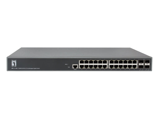 EAN 4015867243206 - LevelOne GTL-2885 switch Gestionado L3 Gigabit Ethernet (10/100/1000) Gris imagen 2