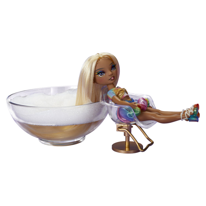 EAN 0035051526797 - Rainbow High Hair Chalk & Style Doll- Meline (Gold) imagen 10