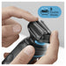 EAN 4210201242284 - Braun Series 5 50-M1000s Máquina de afeitar de láminas Negro, Azul imagen 10