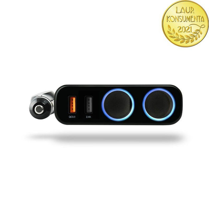 EAN 5902479671307 - Xblitz R2 cargador de dispositivo móvil Universal Negro Encendedor de cigarrillos Carga rápida Interior imagen 5