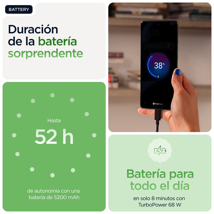 EAN 840023287213 - Motorola edge 60 16,9 cm (6.67") SIM doble Android 15 5G USB Tipo C 12 GB 512 GB 5200 mAh Verde imagen 19