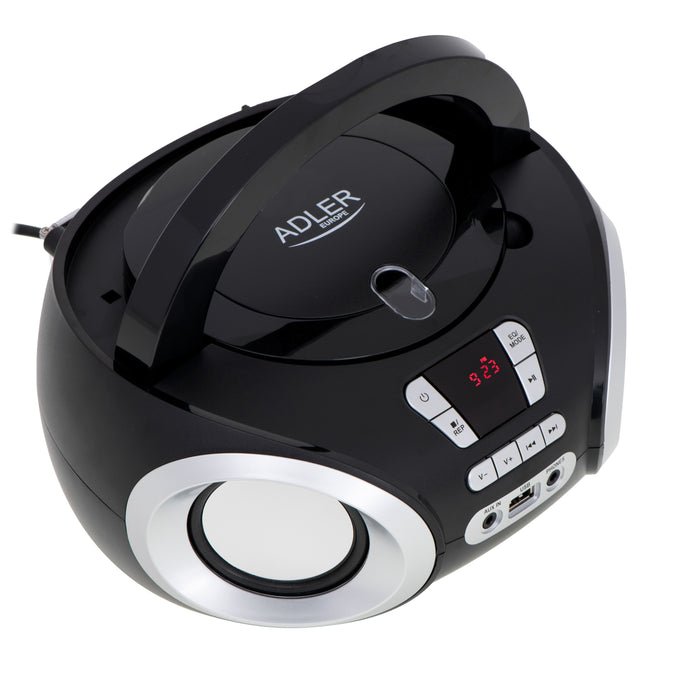 EAN 5902934838580 - Adler AD 1181 reproductor de CD Reproductor de CD portátil Negro, Plata imagen 5
