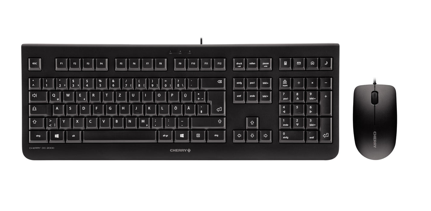 EAN 4025112083280 - CHERRY DC 2000 teclado Ratón incluido Universal USB Belga Negro imagen 1