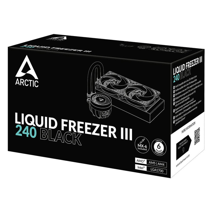 EAN 4895213704465 - ARCTIC Liquid Freezer III 240 Procesador Sistema de refrigeración líquida todo en uno 12 cm Negro 1 pieza imagen 6