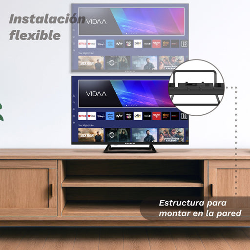 EAN 8426156018935 - Grunkel QLED-3225VD Televisor 81,3 cm (32") Full HD Smart TV Wifi Negro imagen 2