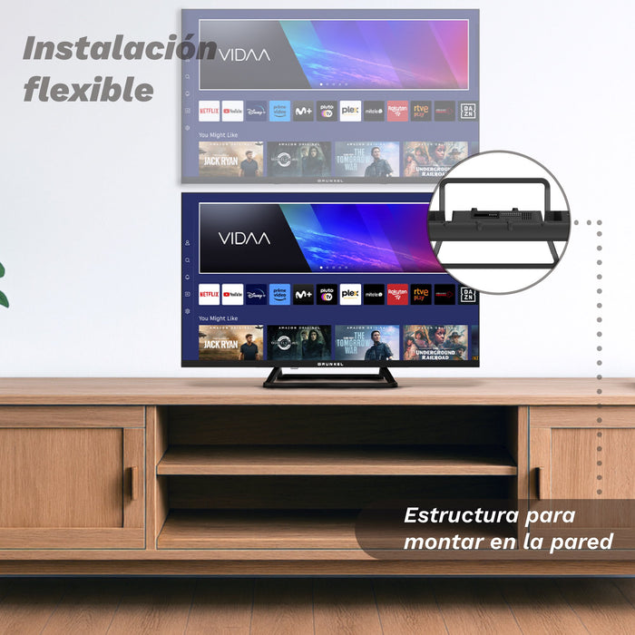 EAN 8426156018935 - Grunkel QLED-3225VD Televisor 81,3 cm (32") Full HD Smart TV Wifi Negro imagen 2