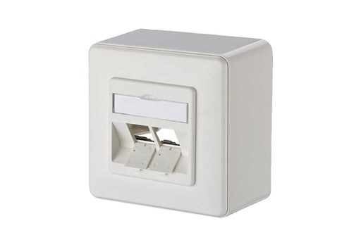 EAN 4250184157762 - METZ CONNECT 130B20D20002KE toma de corriente 2 x RJ-45 Blanco imagen 1