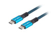 EAN 5901969436730 - Lanberg CA-CMCM-45CU-0005-BK cable USB USB4 Gen 2x2 0,5 m USB C Negro, Azul imagen 1