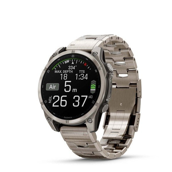 EAN 753759338138 - Garmin Fenix 8 3,56 cm (1.4") AMOLED 47 mm Digital 454 x 454 Pixeles Pantalla táctil Titanio Wifi GPS (sat imagen 5