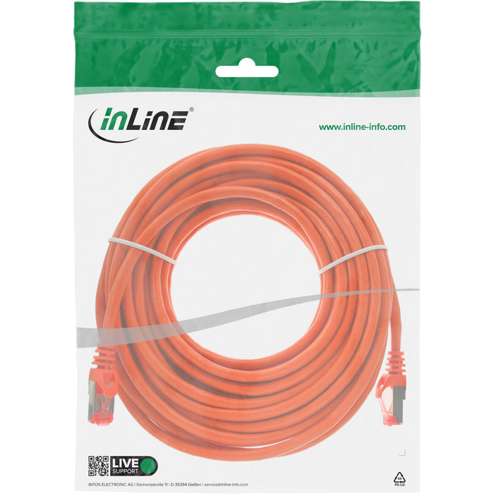 EAN 4043718037117 - InLine 76430O cable de red Naranja 30 m Cat6 S/FTP (S-STP) imagen 3