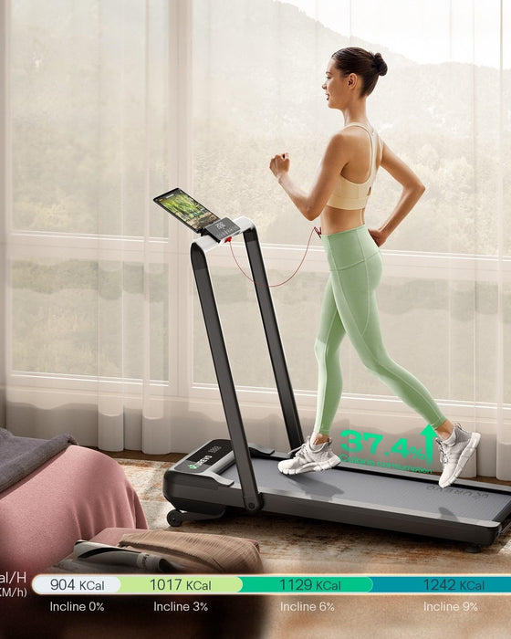 EAN 6975165000612 - Urevo Treadmill STROL 2S PRO cinta de correr 420 x 1080 mm 12 kmh imagen 4