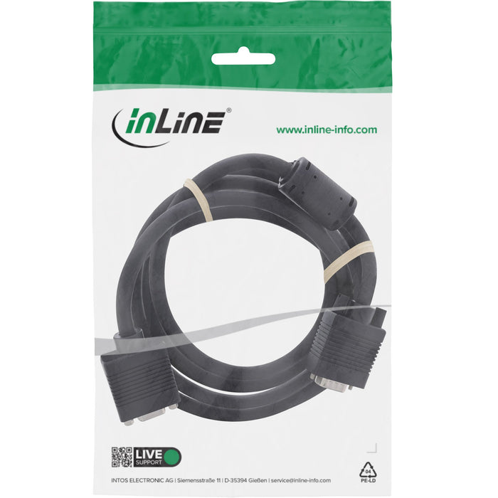 EAN 4043718084197 - InLine 17743B cable VGA 3 m VGA (D-Sub) Negro imagen 2