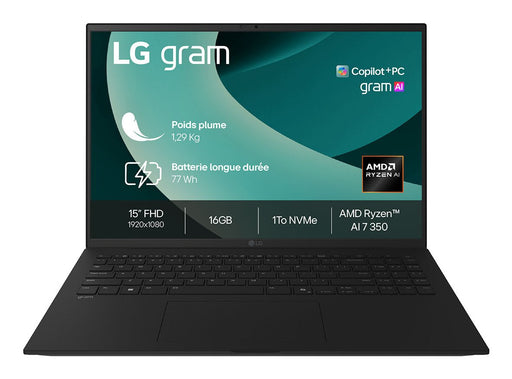EAN 8806096528273 - LG Gram 15Z80T Copilot+ PC AMD Ryzen AI 7 350 Portátil 39,6 cm (15.6") Full HD 16 GB LPDDR5x-SDRAM 1 TB S imagen 1