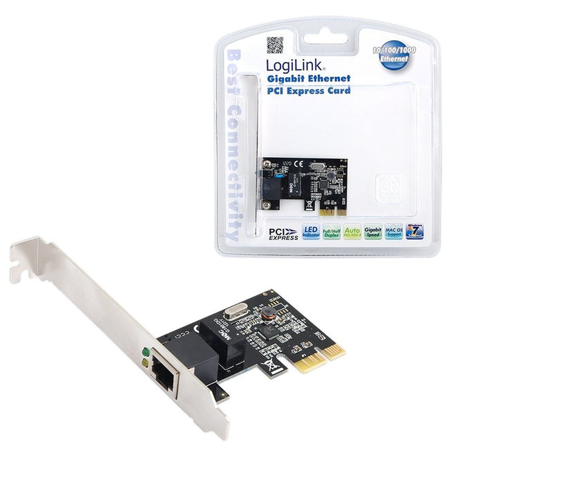 EAN 2000000173252 - LogiLink Gigabit PCI Express Network Card 1000 Mbit/s imagen 1