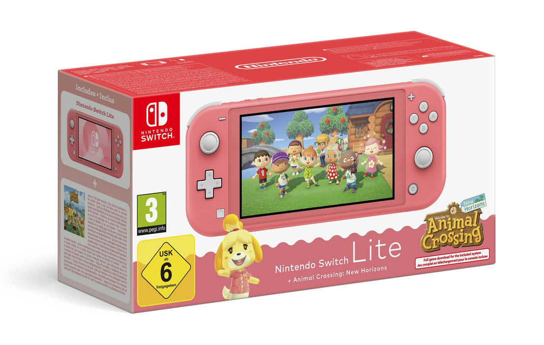EAN 0045496546120 - Nintendo Switch Lite Animal Crossing videoconsola portátil 14 cm (5.5") 32 GB Pantalla táctil Wifi Coral imagen 1