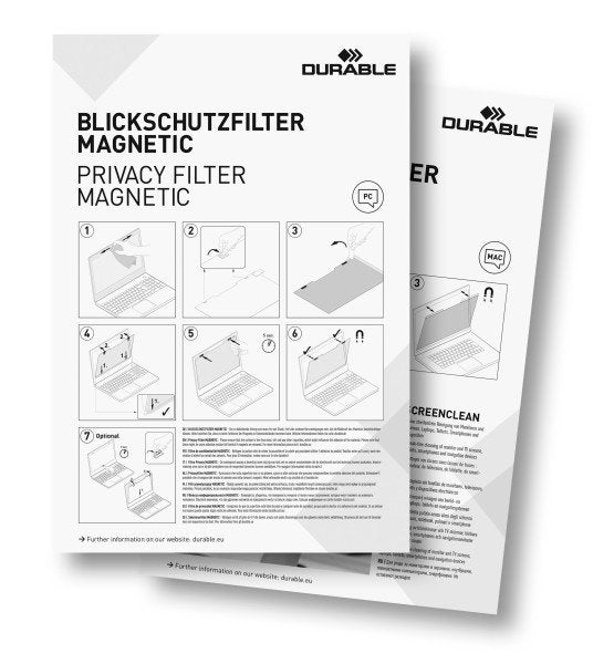 EAN 4005546999166 - Durable 514357 filtro para monitor 33,8 cm (13.3") Portátil Filtro de privacidad para pantallas sin marco imagen 3