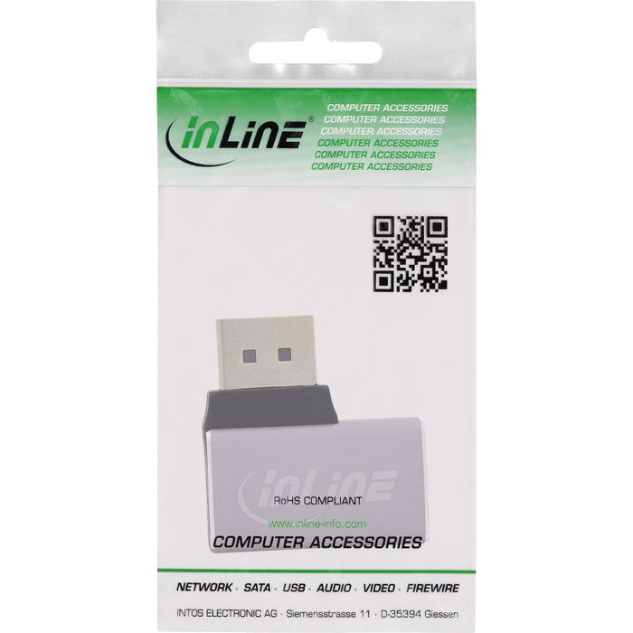 EAN 4043718338122 - InLine 17291D cambiador de género para cable DisplayPort Gris, Negro imagen 3