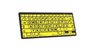 EAN 5707795011581 - Logickeyboard LKB-LPBY-BTON-DE teclado Médico Bluetooth QWERTZ Alemán Negro, Amarillo imagen 6