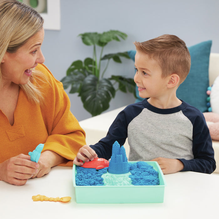 EAN 0778988404935 - Kinetic Sand KNS ACK Sandbox Set V2 Blue FR GML imagen 5