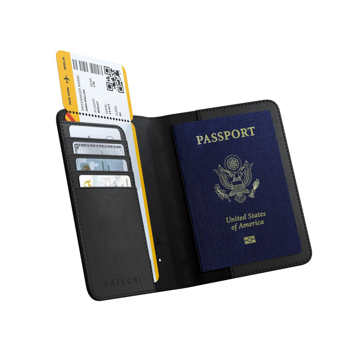 EAN 810086361250 - Satechi FindAll protector para pasaporte Negro Cuero vegano imagen 4