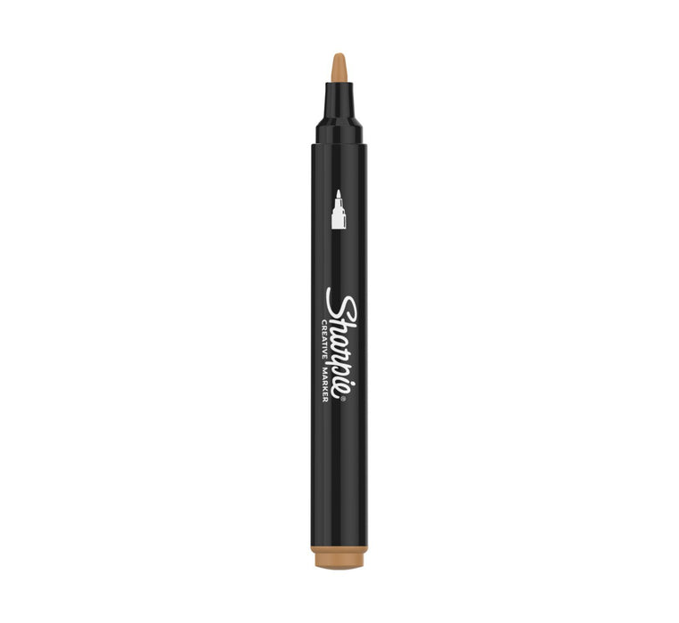 EAN 3026982233141 - Sharpie Creative marcador 5 pieza(s) Punta redonda Azul claro, Lila, Bronceado, Beige, Azul imagen 3