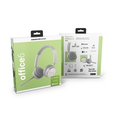 EAN 8432426453221 - Energy Sistem Office 6 Auriculares Inalámbrico Diadema Oficina/Centro de llamadas Bluetooth Blanco imagen 5