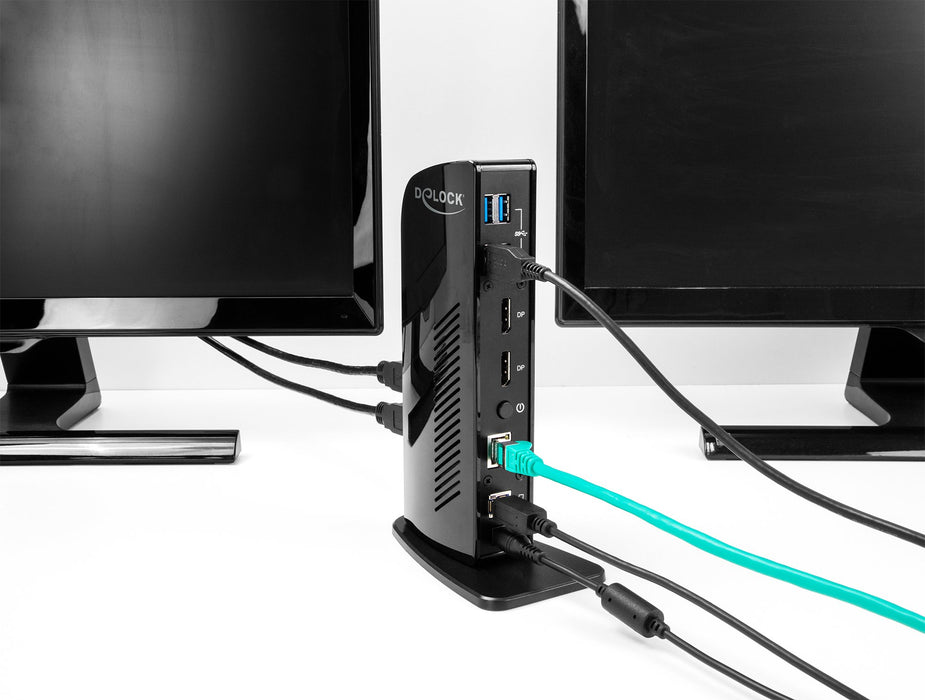EAN 4043619877287 - DeLOCK 87728 base para portátil y replicador de puertos USB 3.2 Gen 1 (3.1 Gen 1) Type-A + Type-C Negro imagen 5