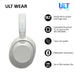 EAN 4548736158337 - Sony WHULT900NW Auriculares Inalámbrico y alámbrico Diadema Llamadas/Música Bluetooth Blanco imagen 2