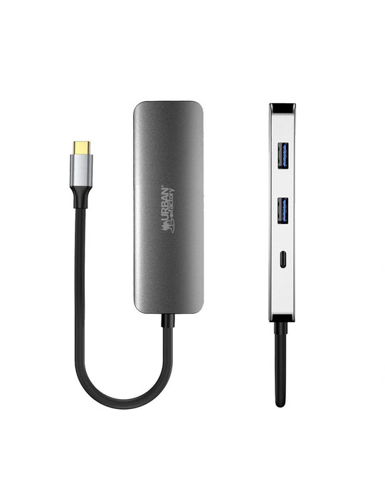 EAN 3760170884622 - Urban Factory MHC40UF base para portátil y replicador de puertos Alámbrico USB 3.2 Gen 1 (3.1 Gen 1) Type imagen 4