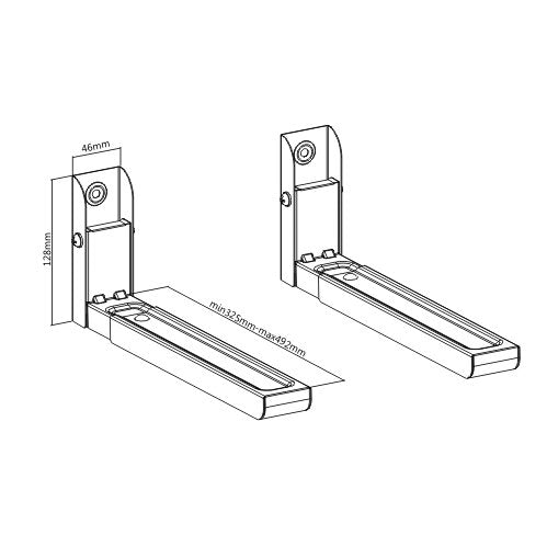 EAN 8716309106948 - Gembird WM-U30-01-W soporte y escuadra imagen 4