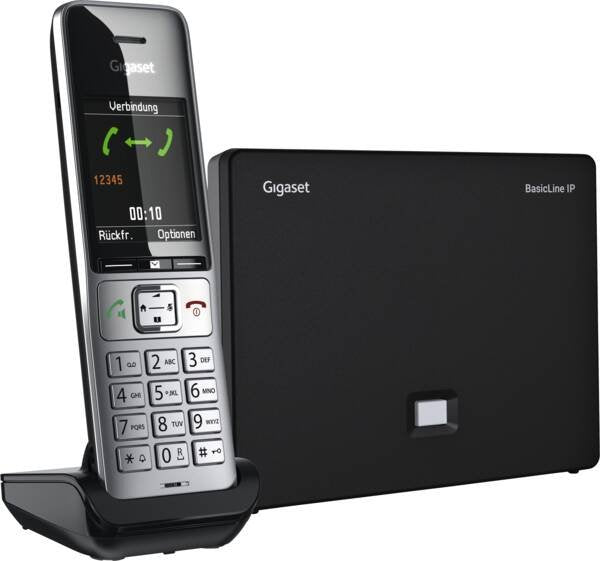 EAN 4255781907864 - Gigaset BasicLine IP + COMFORT 500HX Teléfono DECT Identificador de llamadas Negro, Plata imagen 2