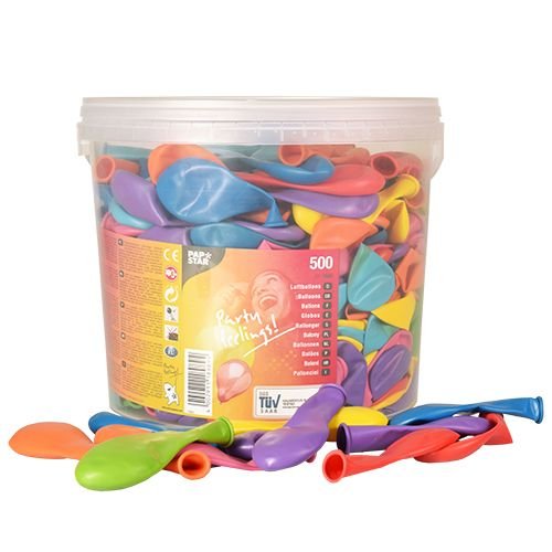 EAN 4002911189894 - Papstar Balloons Ø 19 cm colours assorted in box Globo imagen 1