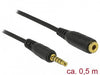 EAN 4043619857005 - DeLOCK 85700 cable de audio 0,5 m 3,5mm Negro imagen 1