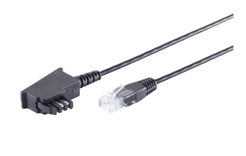 EAN 4017538131577 - S/CONN maximum connectivity 12-09045 cable telefónico 3 m Negro imagen 1
