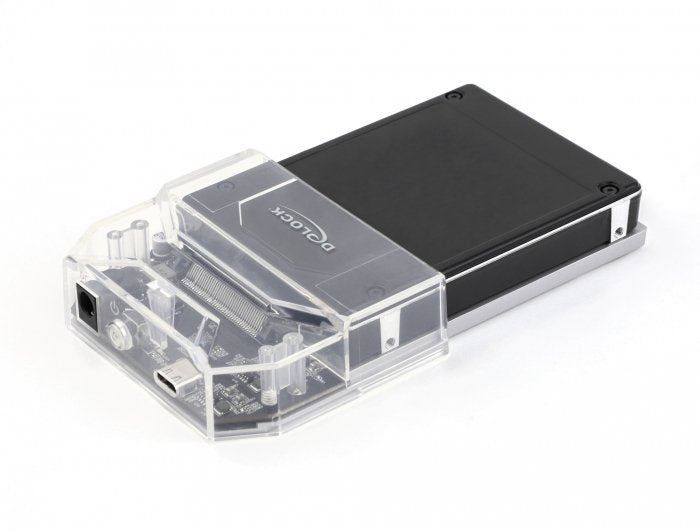 EAN 4043619633685 - DeLOCK 63368 base de conexión para disco duro USB 3.2 Gen 2 (3.1 Gen 2) Type-C Negro imagen 6