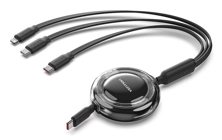 EAN 6922794791169 - Vention TRKBBE cable USB USB 2.0 1,1 m USB C USB C/Lightning 100 W Negro imagen 1