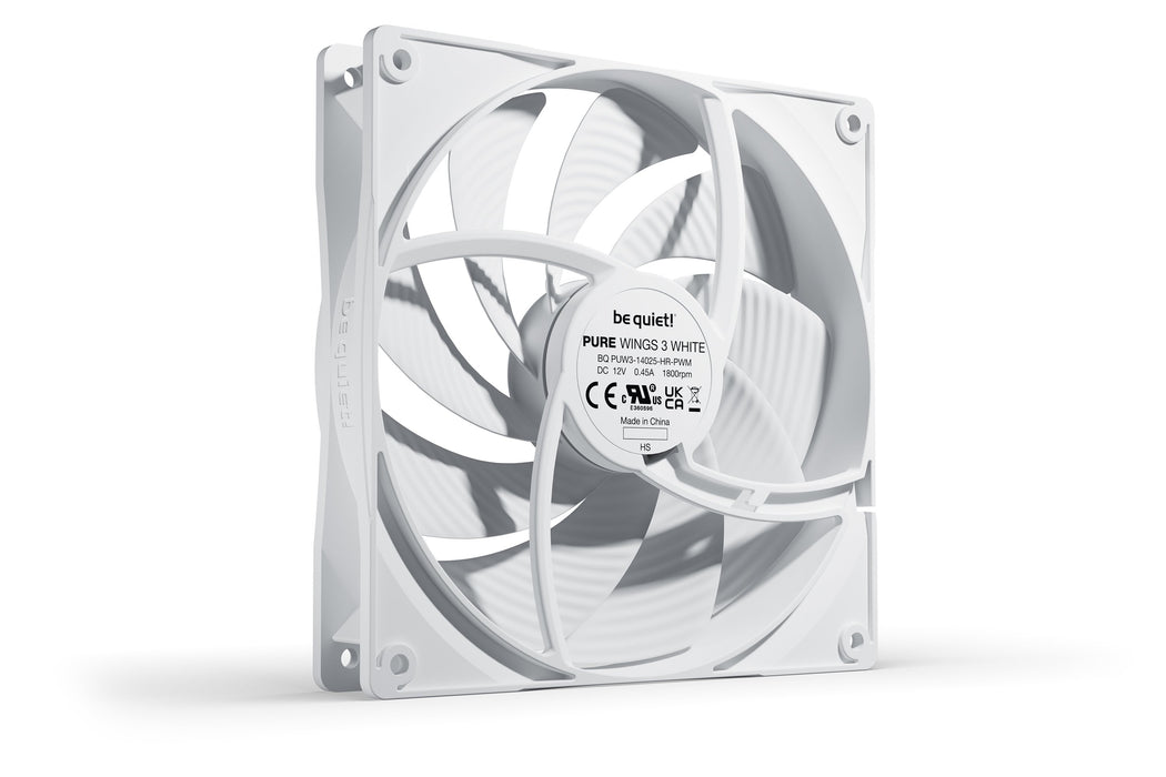 EAN 4260052191002 - be quiet! Pure Wings 3 140mm PWM high-speed White Carcasa del ordenador Ventilador 14 cm Blanco 1 pieza(s imagen 2