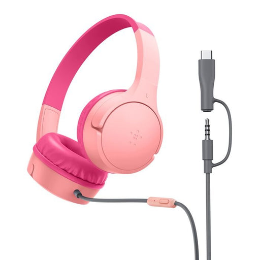 EAN 745883920556 - Belkin SoundForm Mini Auriculares Alámbrico Diadema Llamadas/Música USB Tipo C Rosa imagen 1