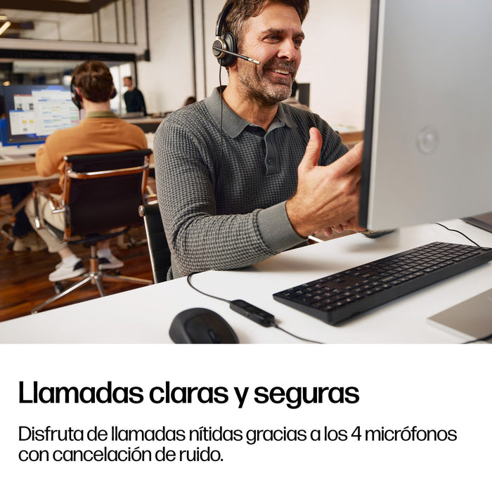 EAN 0199251821936 - HP Poly Mission 825 Stereo USB Wired Headset Alámbrico Diadema Llamadas/Música USB Type-C / USB Type-A Ne imagen 7