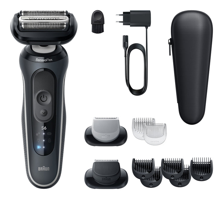 EAN 8700216645362 - Braun Series 6 62-G1650s Máquina de afeitar de láminas Recortadora Negro imagen 1