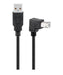 EAN 5712505458013 - Microconnect USBAB2ANGLED2 cable USB USB 2.0 1,8 m USB A USB B Negro imagen 1