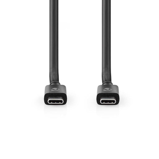 EAN 5412810413621 - Nedis CCGB66020BK20 cable USB USB4 Gen 2x2 2 m USB C 20 Gbit/s 240 W Cian imagen 1