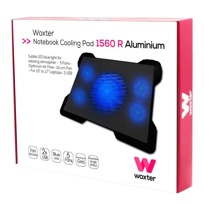 EAN 8435089016543 - Woxter 1560 R almohadilla fría 43,2 cm (17") 2800 RPM Negro imagen 8